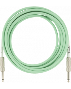 Genuine Fender Original Series Instrument/Guitar Cable, SURF GREEN, 18.6' ft