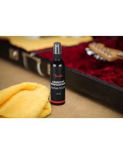 Genuine Fender 4oz Guitar Polish and Shop Cloth Maintenance/Cleaner Care Pack