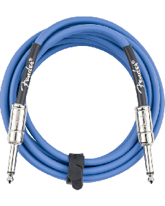 Fender Contour Series Instrument Cable, Straight, 10' ft, Lake Placid Blue