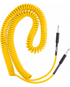 Fender x Third Man Hardware 30' Coiled Instrument/Guitar Cable, Yellow