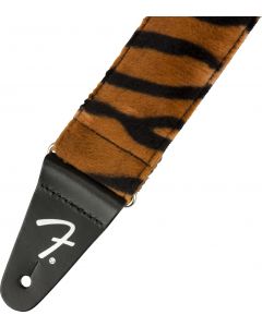 Genuine Fender 2" Wide, Wild Animal Faux Print Guitar Strap - Tiger