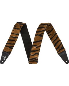 Genuine Fender 2" Wide, Wild Animal Faux Print Guitar Strap - Tiger