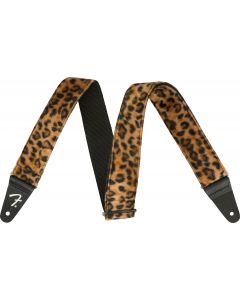 Genuine Fender 2" Wide, Wild Animal Faux Print Guitar Strap - Leopard