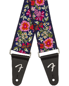 Genuine Fender Mosaic Jacquard Guitar Strap, Blue