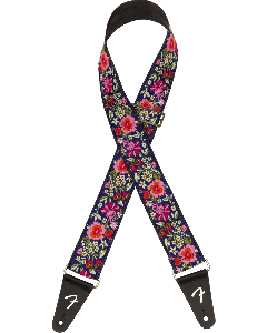 Genuine Fender Mosaic Jacquard Guitar Strap, Blue
