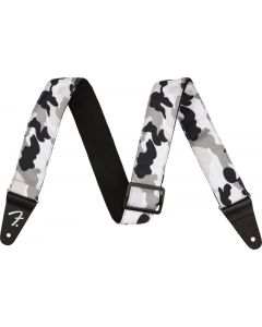 Genuine Fender 2" Wide Guitar Camo Strap, Winter Camo 099-0638-024