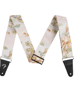 Genuine Fender Satin Dragon Guitar Strap, Ivory