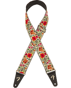 Genuine Fender Mosaic Jacquard Guitar Strap, Cream