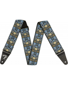 Genuine Fender 2" Festival Series Adjustable Guitar Strap, Blue