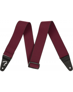 Genuine Fender WeighLess Stretch/Elastic Tweed Guitar Strap, Red Tweed