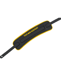 Genuine Fender x Third Man Hardware Leather Strap, Black/Yellow