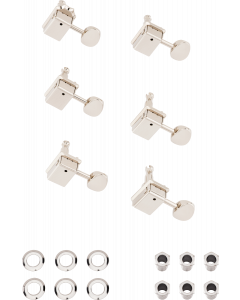 Genuine Fender Classic Gear Staggered Strat/Tele Machine Head Tuning Keys