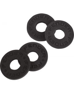Genuine Fender Strap Blocks Set 4-Pack, All Black 099-0819-006