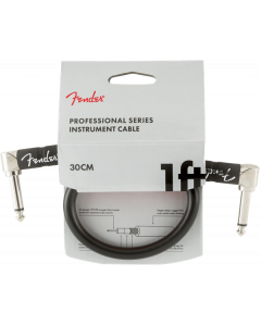 Fender Professional Series Guitar/Instrument Patch Cable, Right Angle, 1' ft