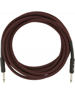 Genuine Fender Professional Series Guitar/Instrument Cable - RED TWEED - 15' ft