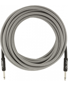 Genuine Fender Professional Series Guitar/Instrument Cable, WHITE TWEED - 25' ft