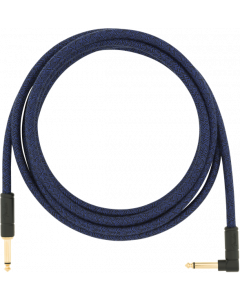 Fender Festival Instrument/Guitar Cable Eco-Friendly Hemp, BLUE DREAM 10' ft