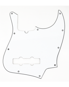 Genuine Fender Jazz/J-Bass WHITE 10-Hole, 3-Ply Pickguard
