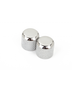Genuine Fender Original Tele/Telecaster or Precision Bass Dome Knobs - Chrome