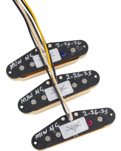 Genuine Fender Custom Shop Dual Mag II Stratocaster Pickups, Set of 3