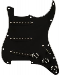 FENDER Pre-Wired Pure Vintage '59 Loaded Strat w/RWRP Middle, Black, 11-Hole