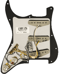 FENDER Pre-Wired Pure Vintage '65 Loaded Strat w/RWRP Middle, Black, 11-Hole