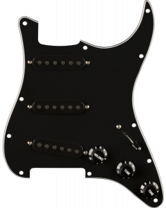 FENDER Pre-Wired Pure Vintage '65 Loaded Strat w/RWRP Middle, Black, 11-Hole