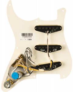 Fender Eric Johnson Pre-Wired Stratocaster Loaded Pickguard, Parchment, 8-Hole