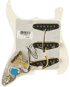 Fender Eric Johnson Pre-Wired Stratocaster Loaded Pickguard, Parchment,11-Hole