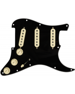 Genuine FENDER Pre-Wired FAT '50s Loaded Strat 11-Hole BLACK Pickguard