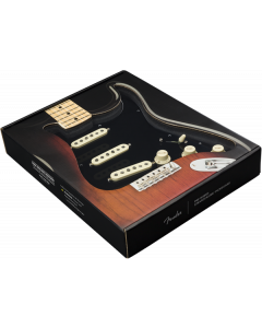 Genuine FENDER Pre-Wired TEXAS SPECIAL Loaded Strat 11-Hole BLACK Pickguard