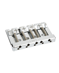 Genuine Fender HiMass 5-String Bass Wide Bridge w/ Zinc Saddles - Chrome