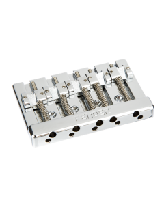 Genuine Fender HiMass 5-String Bass Narrow Bridge with Brass Saddles - CHROME