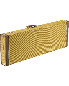 Fender Classic Series Wood Case Strat/Tele, Yellow Tweed Guitar Case
