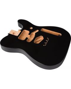 Genuine Fender Deluxe Series Telecaster/Tele SSH Body Modern Bridge, BLACK