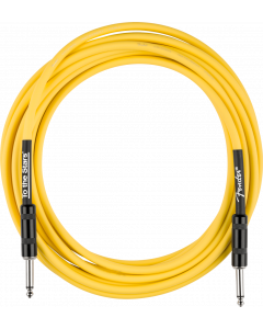 Genuine Fender Tom DeLonge 10' To The Stars Instrument/Guitar Cable, Yellow