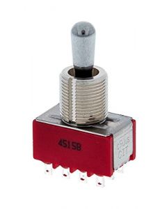 DiMarzio 3 Way 4-Pole Double Throw Pickup Selector Switch On-On-On 4PDT - EP1111