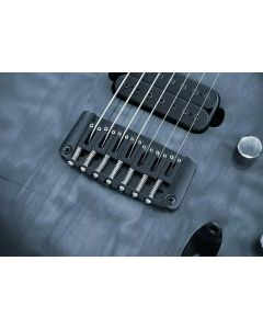 Hipshot Ibanez Gibraltar Replacement Hi-Mass Bridge 7-String, BLACK 4IBG07B