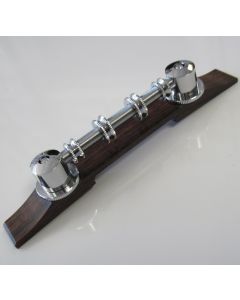 Genuine Gretsch Space Control 4-String CHROME SCB Bass Bridge with Rosewood Base