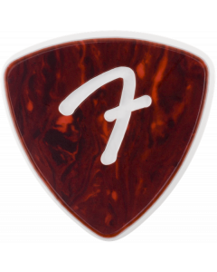 Genuine Fender F-Grip 3-Ply Guitar Picks - 346 Shape - Tortoise Shell - 3 PACK