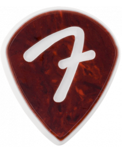 Genuine Fender F-Grip 3-Ply Guitar Picks - 551 Shape - Tortoise Shell - 3 PACK
