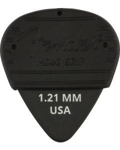 Fender MOJO GRIP Guitar Picks, Dura-Tone Delrin 1.21, 3-Pack BLACK