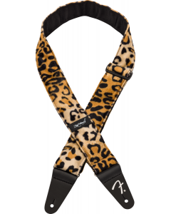 Fender Joe Strummer Signature Faux-Fur Leopard Print Guitar Strap