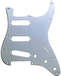 Genuine Fender Chrome Plated Brass 11-Hole Stratocaster/Strat Guitar Pickguard