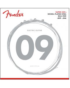 Fender Super 250LR Nickel-Plated Steel Electric Guitar Strings - LIGHT/REG 9-46