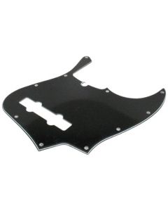 Genuine Fender Modern Pickguard, 5-String Jazz Bass, 10-Hole - Black 3-Ply