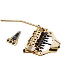 Floyd Rose FRTX03000 FRX Surface-Mount Tremolo Bridge System Kit with Nut - GOLD
