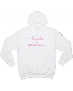 Fender X Hello Kitty Official White Hoodie Sweatshirt, EXTRA LARGE (XL)
