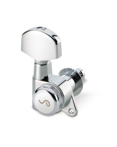 Schaller Germany M6 135 6-In-Line Guitar Locking Tuners Machines - CHROME