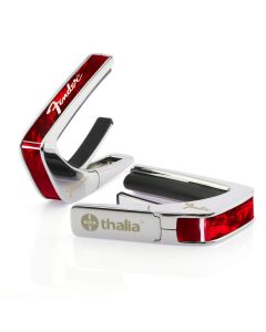 Thalia X Fender Guitar Capo - Chrome, Red Angel Wing, White Perine Logo